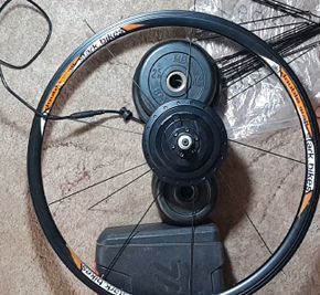 Как заспицевать мотор колесо