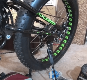 Мотор Bafang для фэтбайка установка